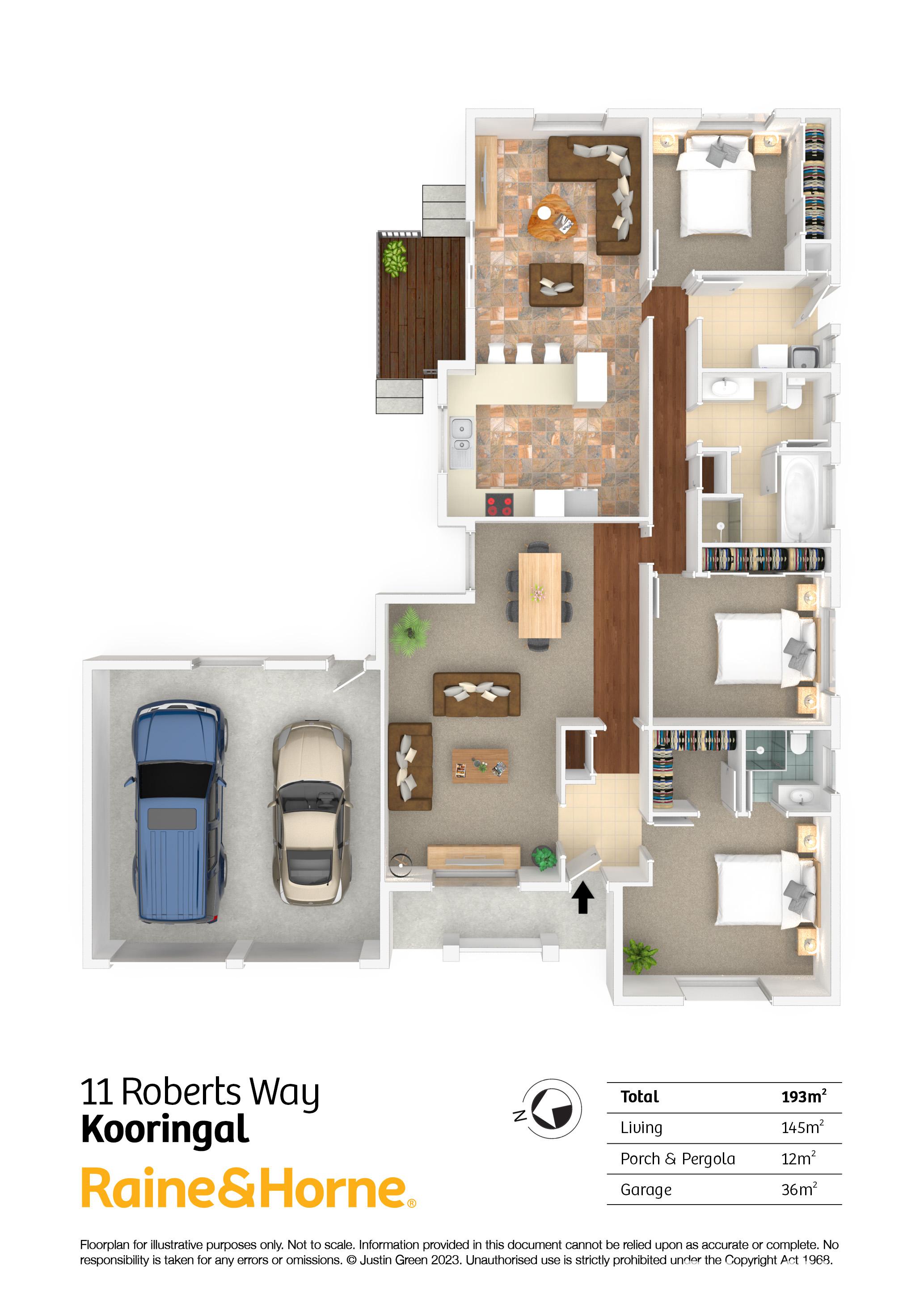 Floorplan of Homely house listing, 11 Roberts Way, Kooringal NSW 2650