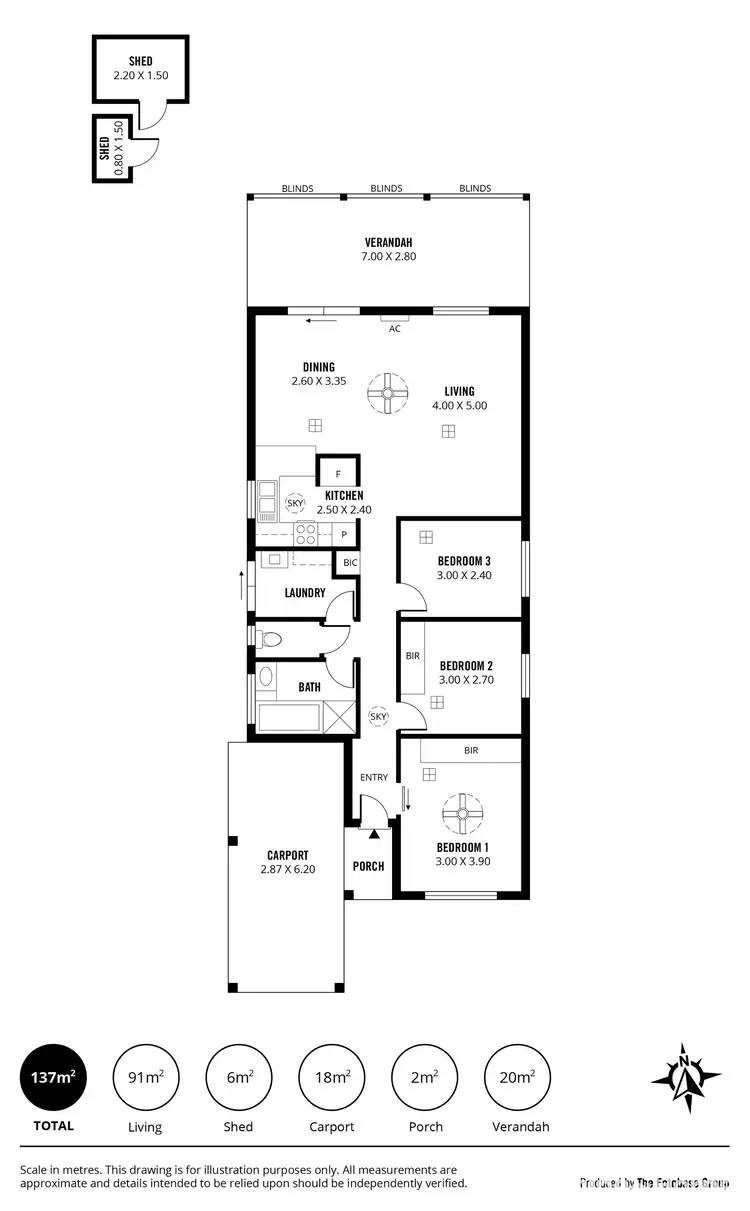 Floorplan of Homely house listing, 5 Tina Way, Morphett Vale SA 5162