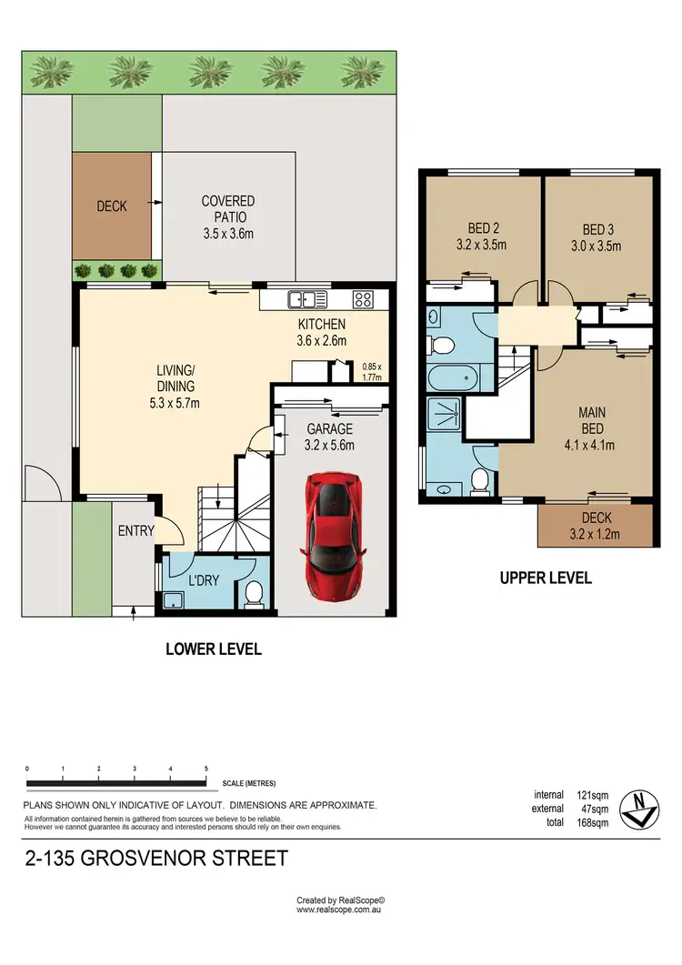 Floorplan of Homely townhouse listing, 2/135 Grosvenor Street, Morningside QLD 4170