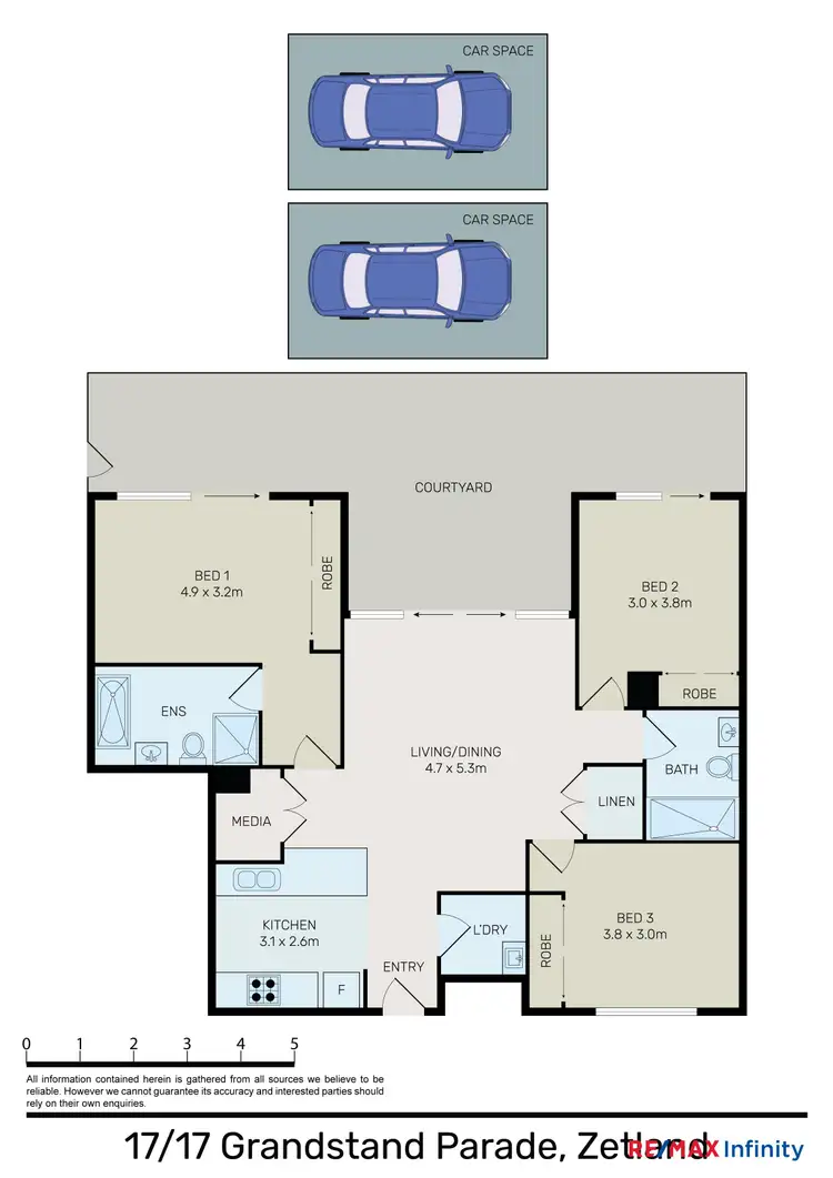 Floorplan of Homely apartment listing, 17/17 Grandstand Parade, Zetland NSW 2017