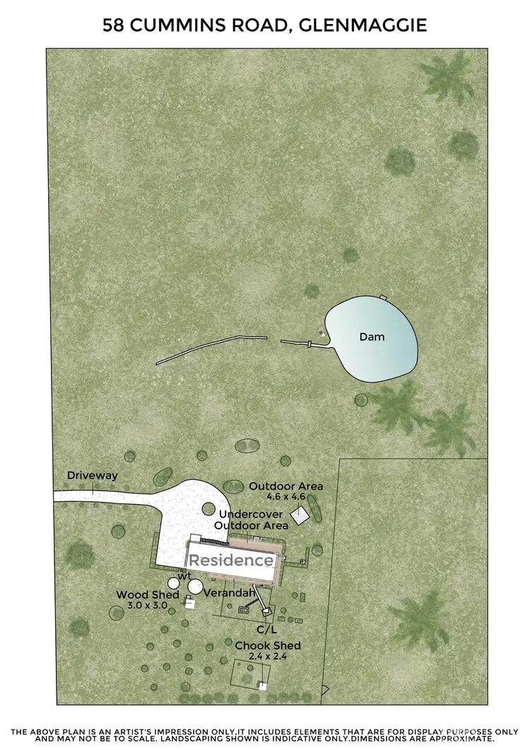 Floorplan of Homely rural property listing, 58 Cummins Road, Glenmaggie VIC 3858