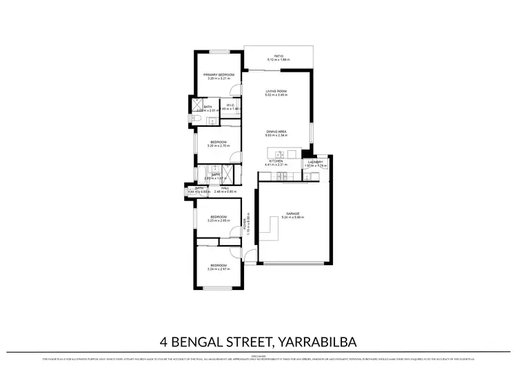 Floorplan of Homely house listing, 4 Bengal Street, Yarrabilba QLD 4207