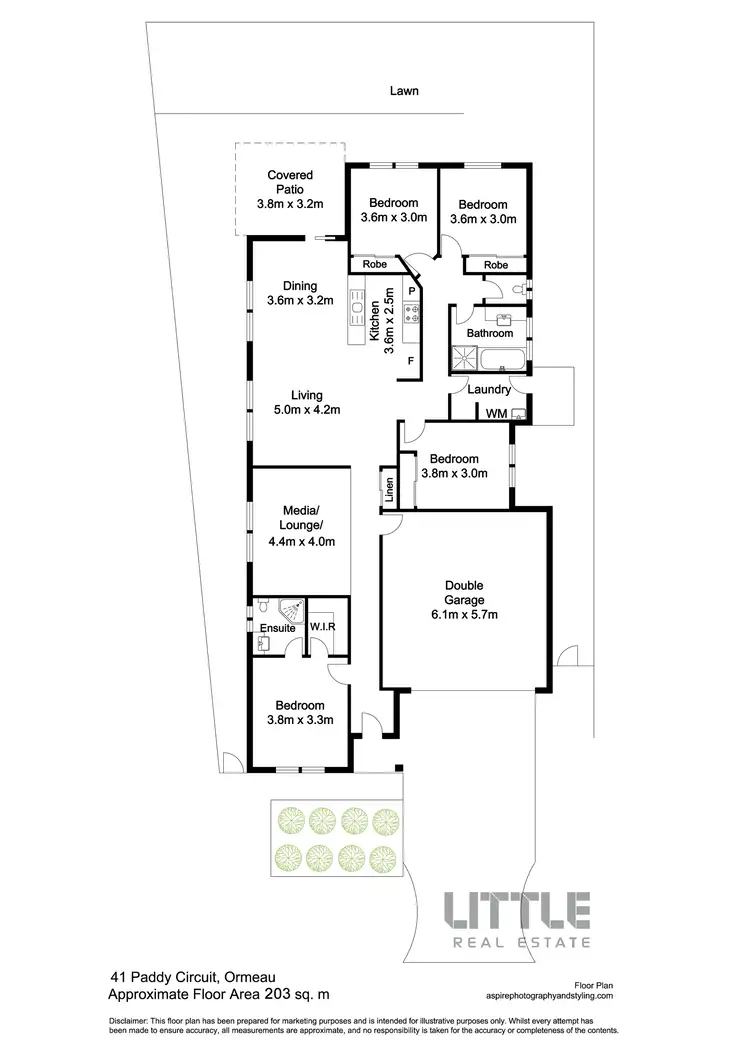 Floorplan of Homely house listing, 41 Paddy Circuit, Ormeau QLD 4208