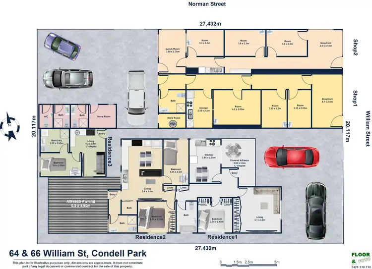 Floorplan of Homely house listing, 66 William St, Condell Park NSW 2200
