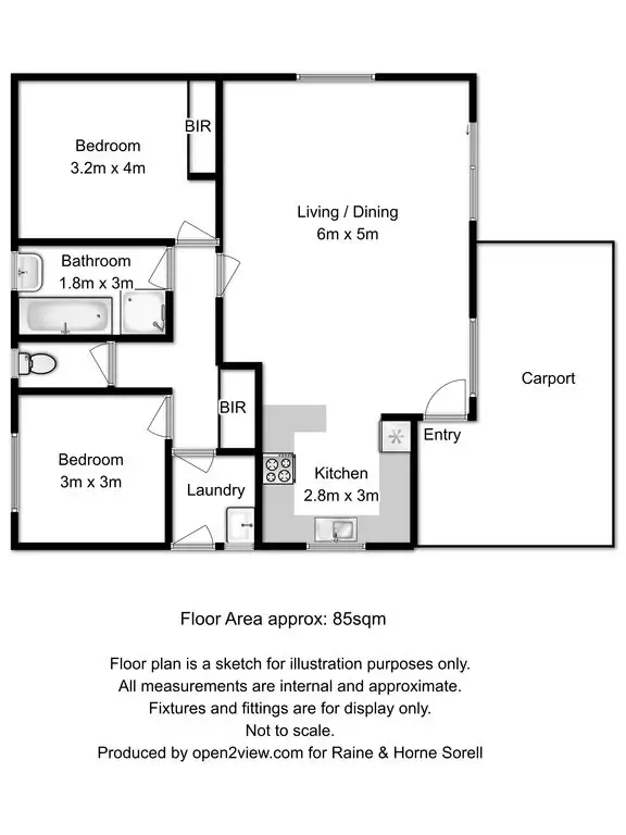 Floorplan of Homely unit listing, 1/133 Main Road, Sorell TAS 7172