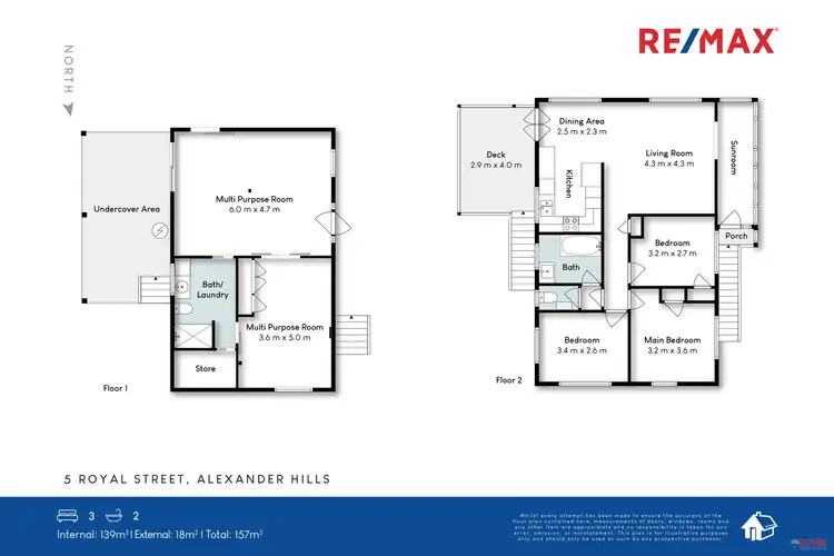 Floorplan of Homely house listing, 5 Royal Street, Alexandra Hills QLD 4161