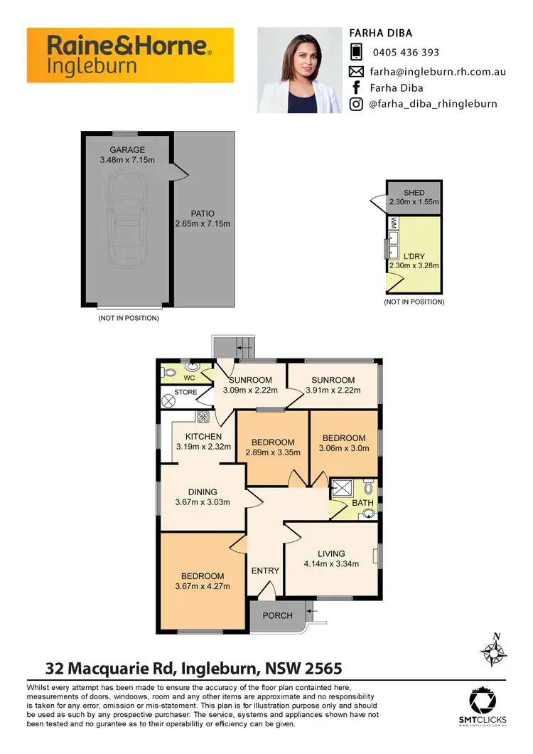 Floorplan of Homely house listing, 32 Macquarie Road, Ingleburn NSW 2565