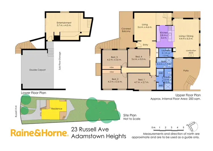 Floorplan of Homely house listing, 23 Russell Avenue, Adamstown Heights NSW 2289