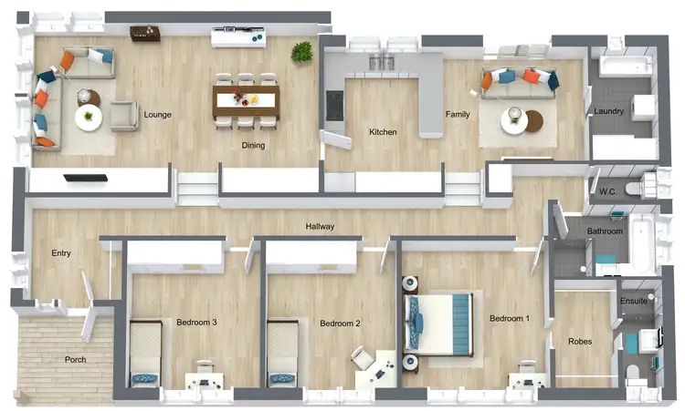 Floorplan of Homely house listing, 18 Vickers Crescent, Flynn ACT 2615