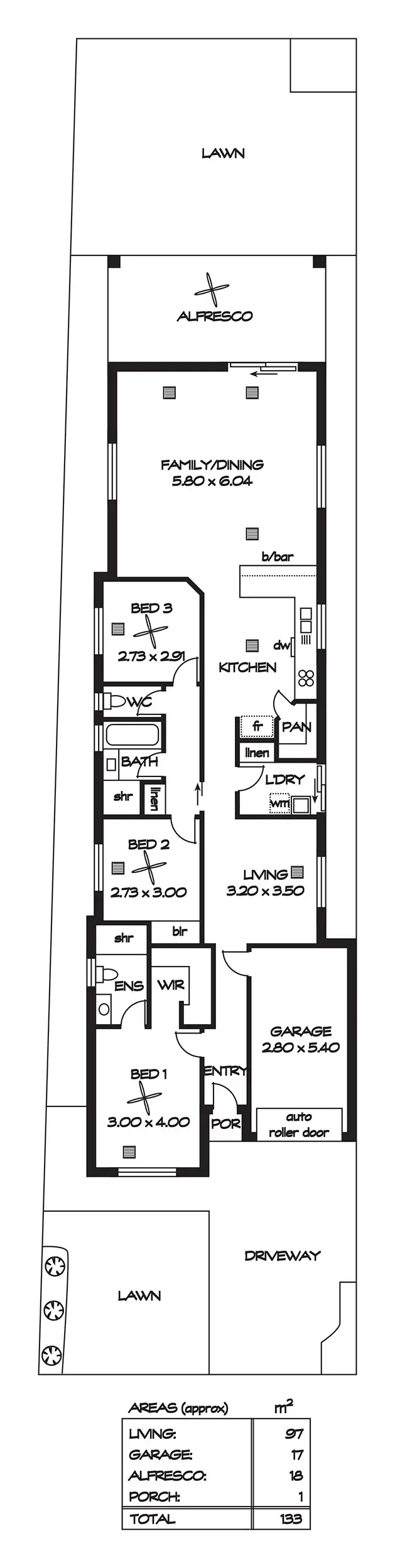 Floorplan of Homely house listing, 25A Maidos Grove, Valley View SA 5093