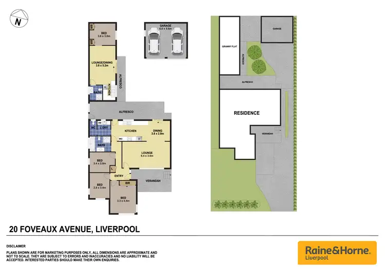 Floorplan of Homely house listing, 20 Foveaux Avenue, Lurnea NSW 2170