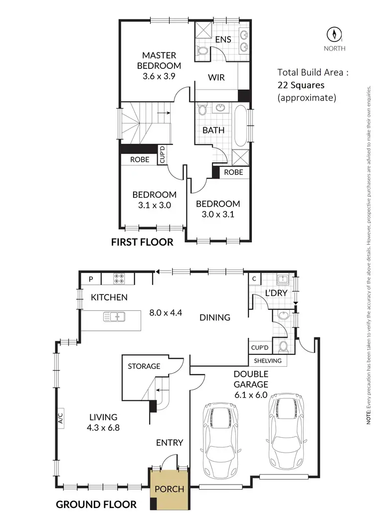 Floorplan of Homely house listing, 44 Eloura Circuit, Taylors Hill VIC 3037