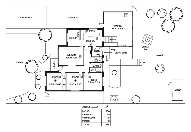 Floorplan of Homely house listing, 75 Marrett Drive, Ingle Farm SA 5098