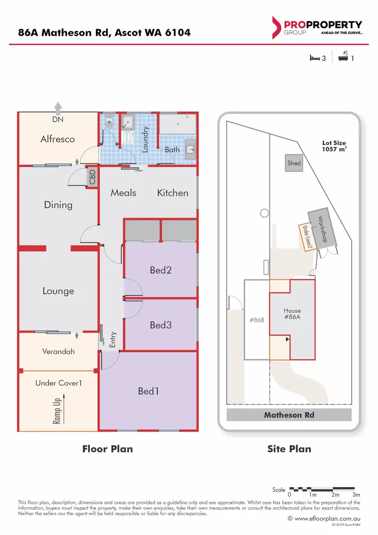 Floorplan of Homely house listing, 86 Matheson Road, Ascot WA 6104