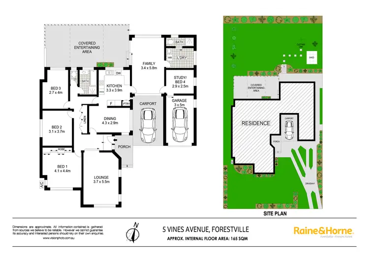 Floorplan of Homely house listing, 5 Vines Avenue, Forestville NSW 2087
