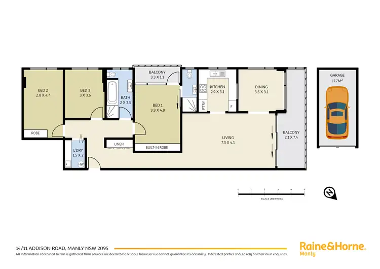 Floorplan of Homely apartment listing, 14/11 Addison Road, Manly NSW 2095