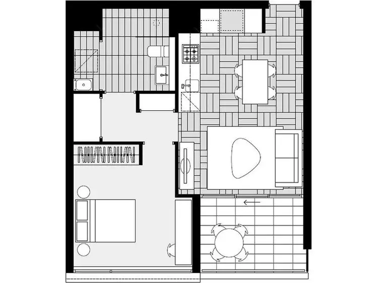 Floorplan of Homely apartment listing, 312/850 Bourke Street, Waterloo NSW 2017