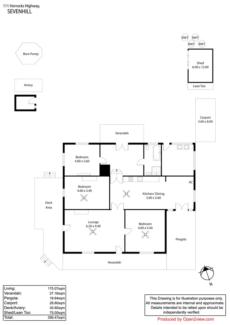 Floorplan of Homely house listing, 111 Main North Road, Sevenhill SA 5453