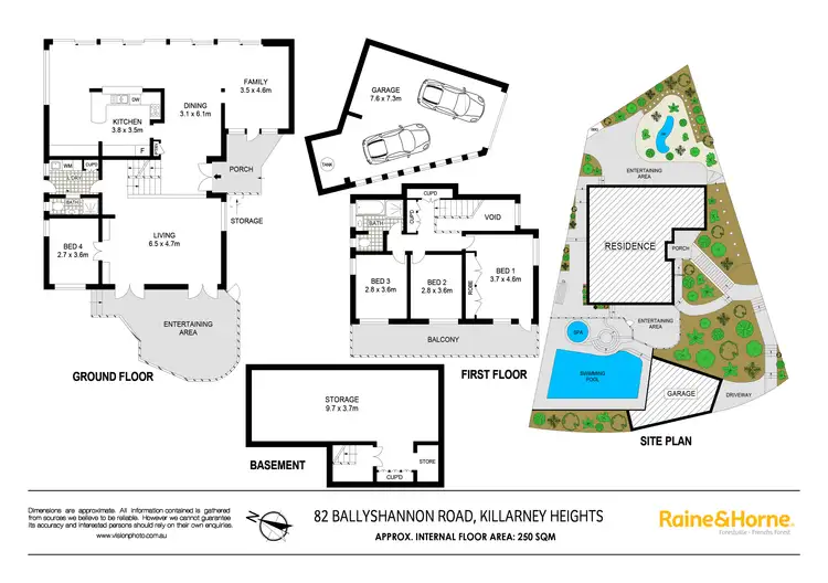 Floorplan of Homely house listing, 82 Ballyshannon Road, Killarney Heights NSW 2087