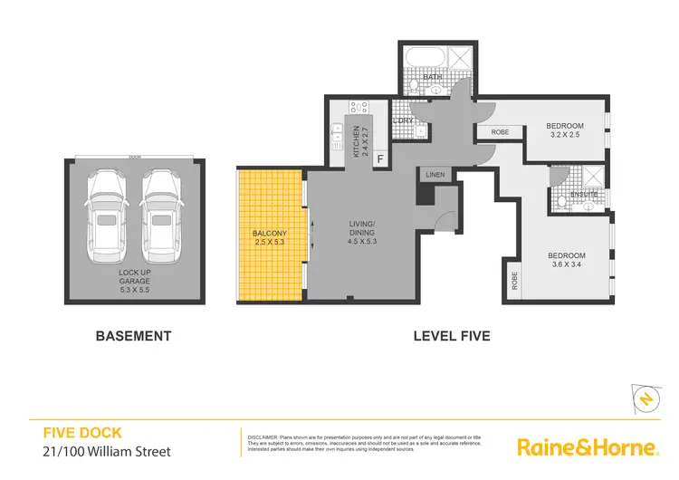 Floorplan of Homely apartment listing, 21/100 William Street, Five Dock NSW 2046