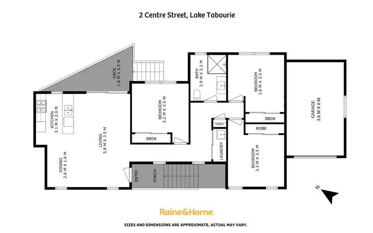Floorplan of Homely house listing, 2 Centre Street, Lake Tabourie NSW 2539