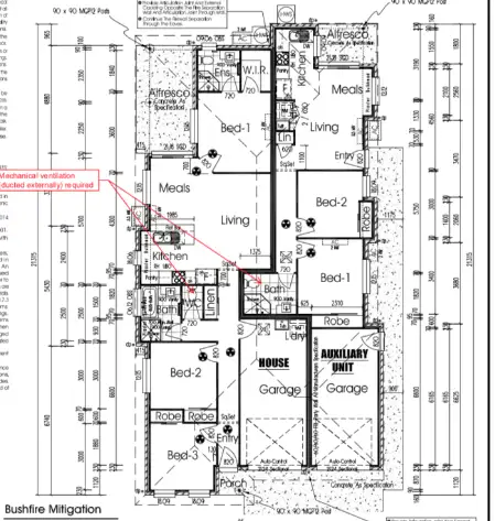 Floorplan of Homely semi-detached listing, 13 Farmer Place, Park Ridge QLD 4125