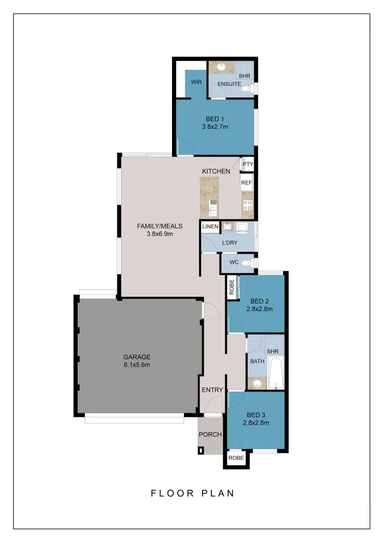 Floorplan of Homely house listing, 31 Greenpoint Way, Hilbert WA 6112
