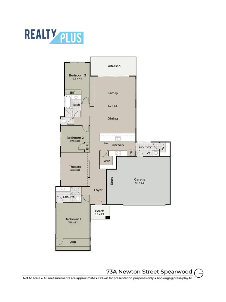 Floorplan of Homely house listing, 73A Newton Street, Spearwood WA 6163