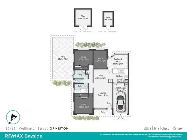 Floorplan of Homely unit listing, 12/124-132 Wellington Street, Ormiston QLD 4160