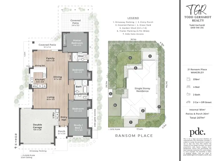 Floorplan of Homely house listing, 21 Ransom Place, Wakerley QLD 4154