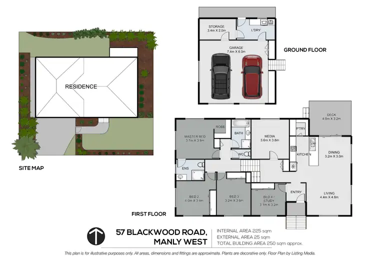 Floorplan of Homely house listing, 57 Blackwood Road, Manly West QLD 4179