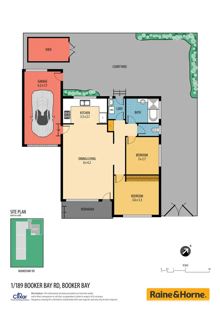 Floorplan of Homely villa listing, 4/189 Booker Bay Road, Booker Bay NSW 2257