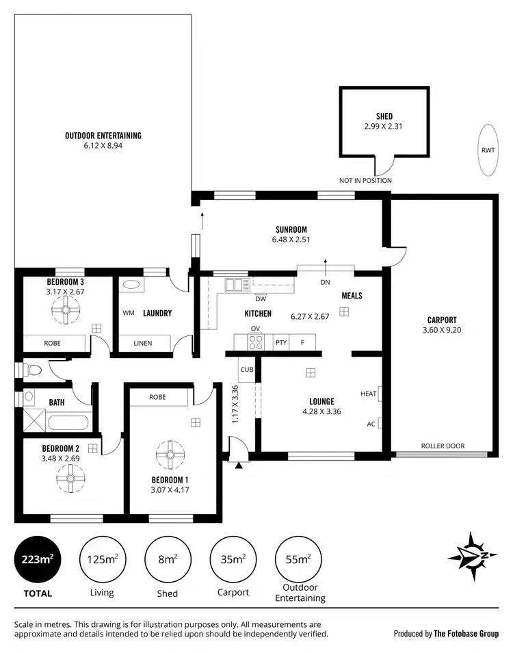 Floorplan of Homely house listing, 17 Sharon Street, Morphett Vale SA 5162