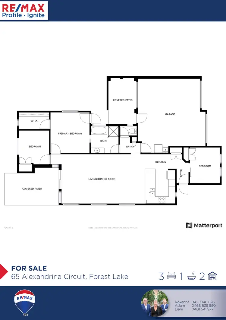 Floorplan of Homely house listing, 65 Alexandrina Circuit, Forest Lake QLD 4078