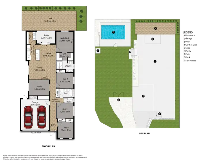 Floorplan of Homely house listing, 2 Grasstree Place, Ningi QLD 4511