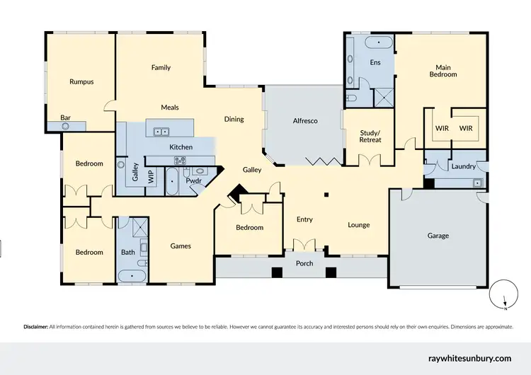 Floorplan of Homely house listing, 1 Nira Drive, Sunbury VIC 3429