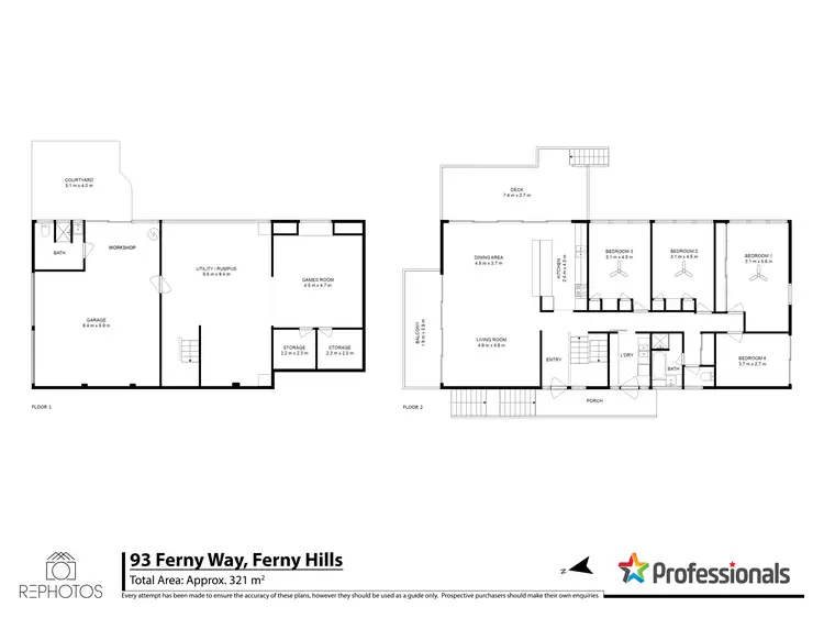 Floorplan of Homely house listing, 93 Ferny Way, Ferny Hills QLD 4055