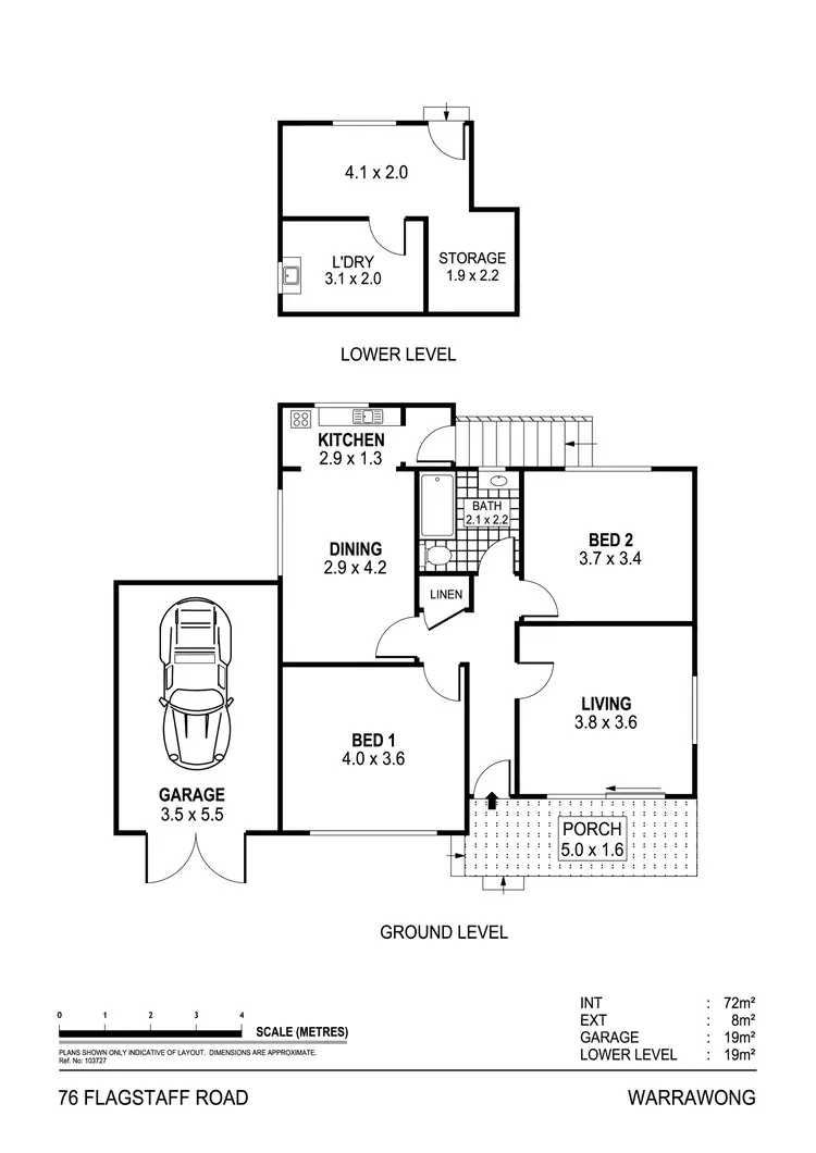 Floorplan of Homely house listing, 76 Flagstaff Road, Warrawong NSW 2502