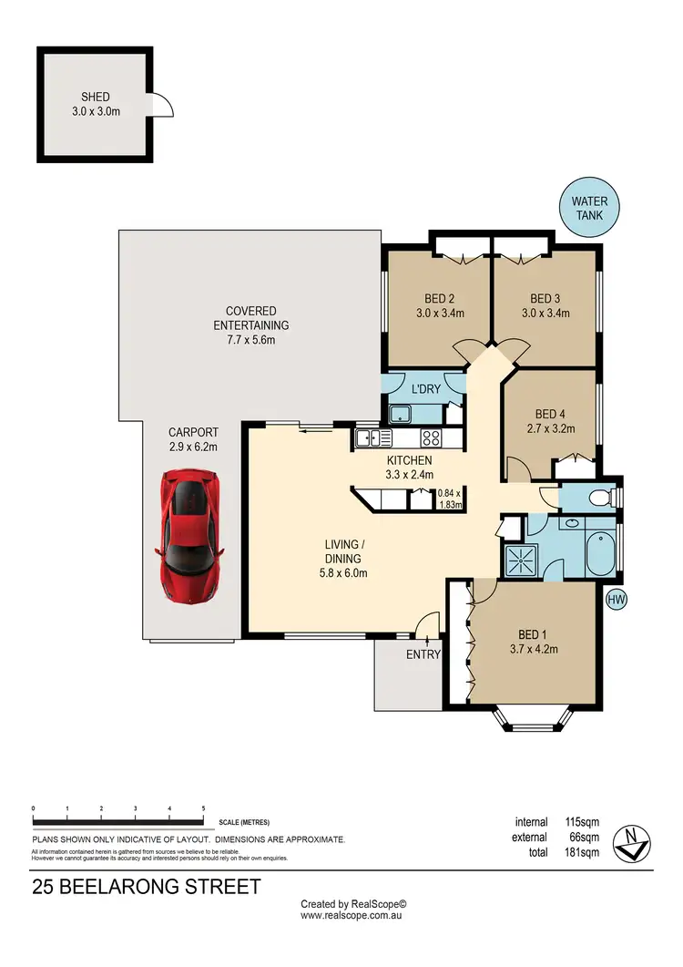 Floorplan of Homely house listing, 25 Beelarong Street, Morningside QLD 4170
