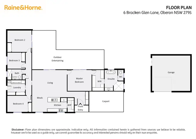 Floorplan of Homely house listing, 6 Bracken Glen Lane, Oberon NSW 2787