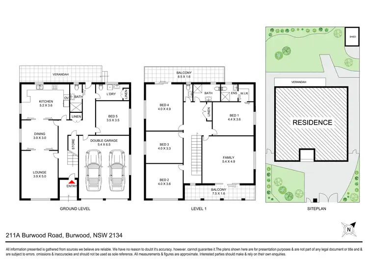 Floorplan of Homely house listing, 211A Burwood Road, Burwood NSW 2134