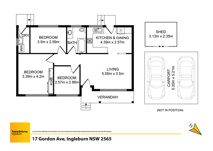 Floorplan of Homely house listing, 17 Gordon Avenue, Ingleburn NSW 2565