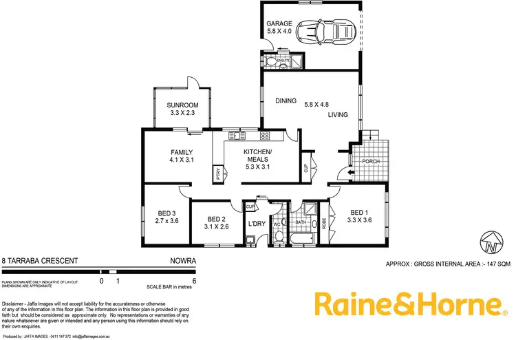 Floorplan of Homely house listing, 8 Tarraba Crescent, Nowra NSW 2541