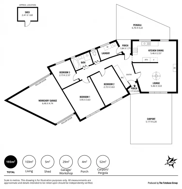 Floorplan of Homely house listing, 3 Desmond Road, Hackham SA 5163