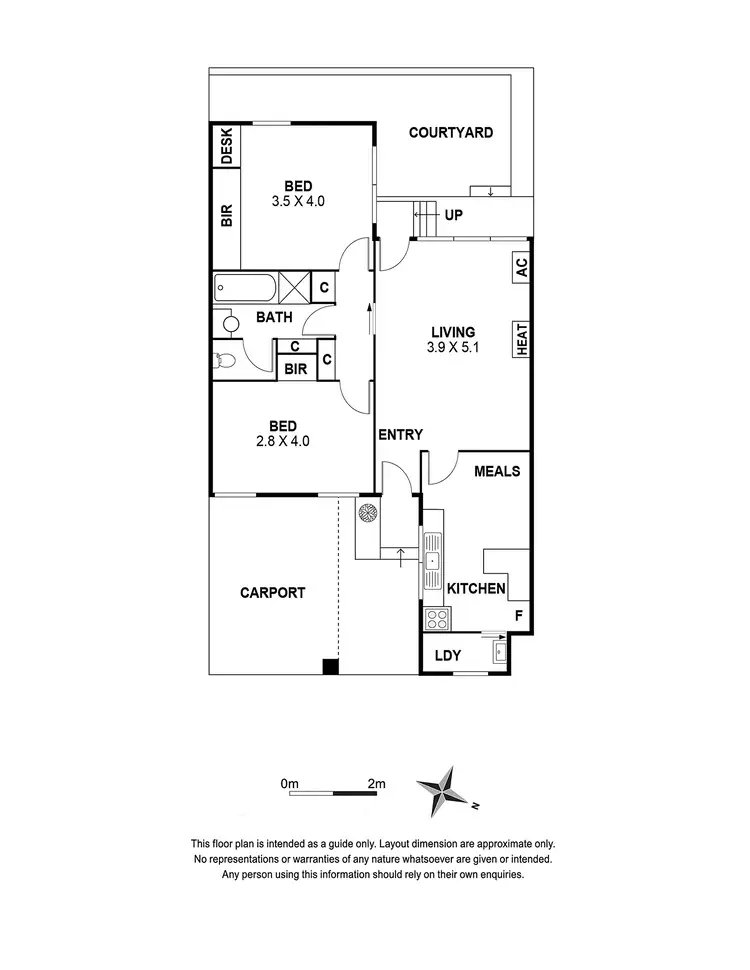 Floorplan of Homely unit listing, 5/7 Lyndhurst Crescent, Hawthorn VIC 3122