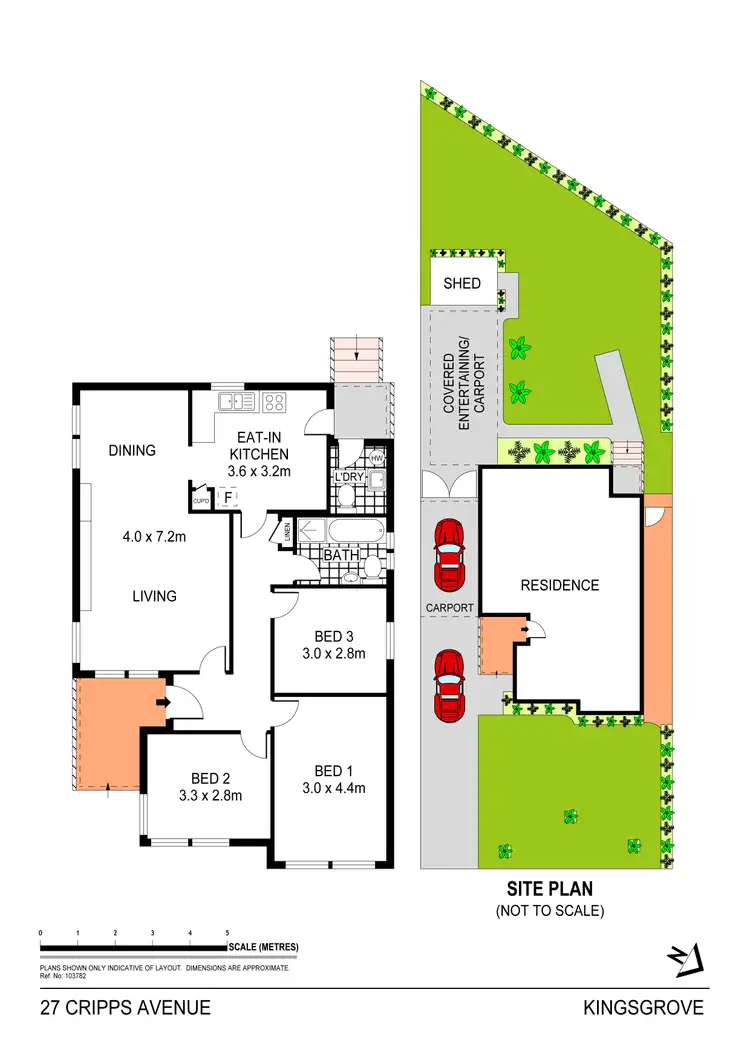 Floorplan of Homely house listing, 27 Cripps Avenue, Kingsgrove NSW 2208