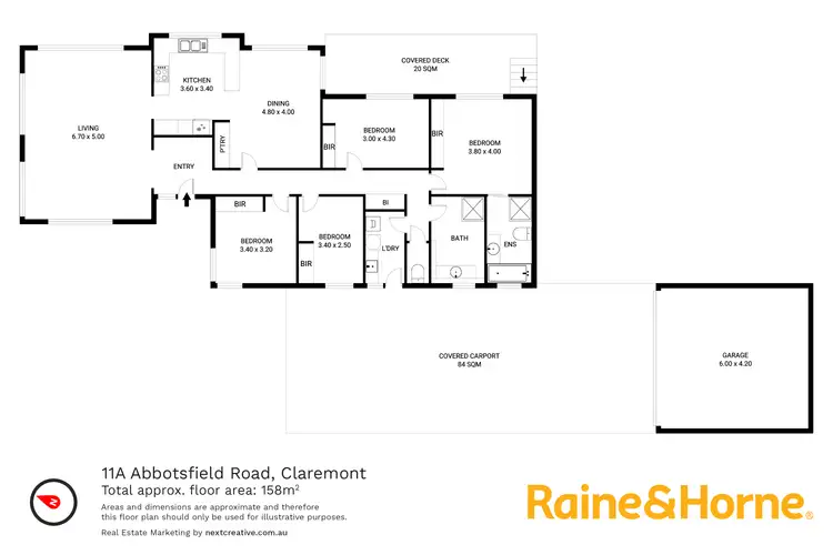 Floorplan of Homely house listing, 11A Abbotsfield Road, Claremont TAS 7011