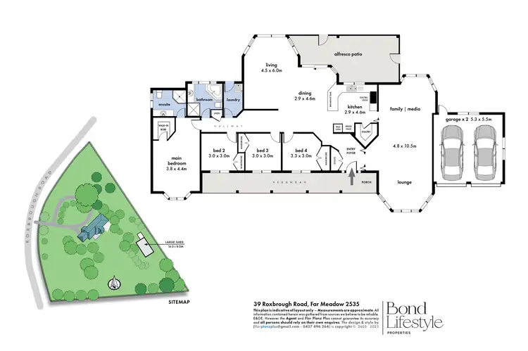 Floorplan of Homely house listing, 39 Roxbrough Road, Far Meadow NSW 2535