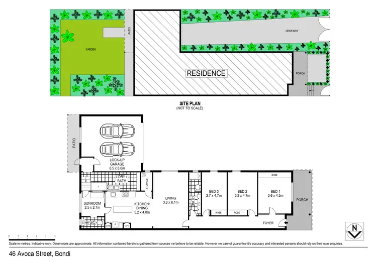 Floorplan of Homely house listing, 46 Avoca Street, Bondi NSW 2026