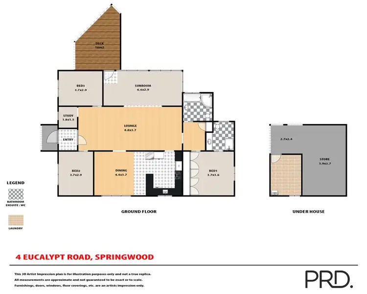 Floorplan of Homely house listing, 4 Eucalypt Road, Springwood NSW 2777